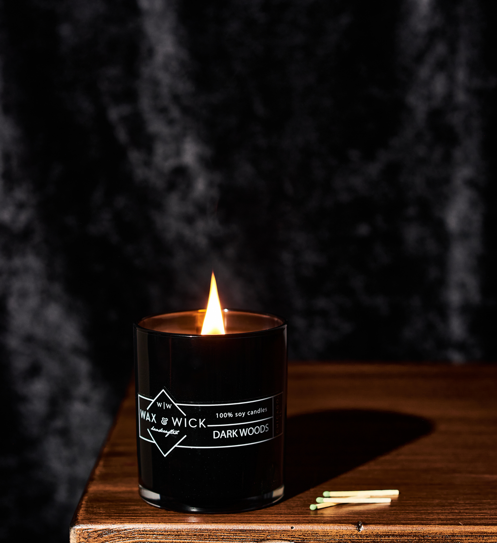 Dark Wood Candle (High Quality Candles at Best Prices) – Wax & Wick